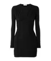 Agolde Long Sleeve Dress In Black