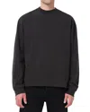 Agolde Long Sleeve Drop Shoulder Tee In Gray