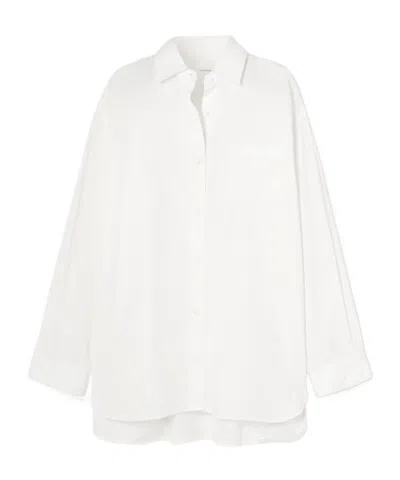 Agolde Long Sleeve Shirt In White