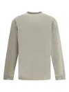 Agolde Payson Long Sleeve Waffle Knit Tee In Neutral