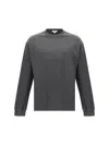 Agolde Long-sleeve Drop-shoulder T-shirt In Gray