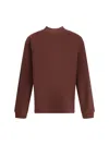 Agolde Asha Long Sleeve Cotton T-shirt In Brown