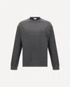 Agolde Long-sleeve Drop-shoulder T-shirt In Gray