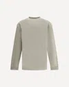 Agolde Long Sleeve T-shirt In Gray