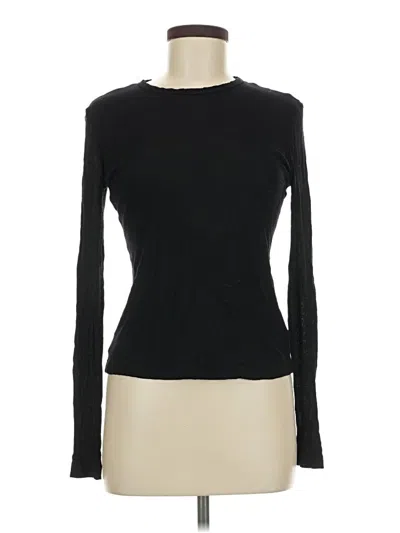 Pre-owned Agolde Long Sleeve T-shirt In Black