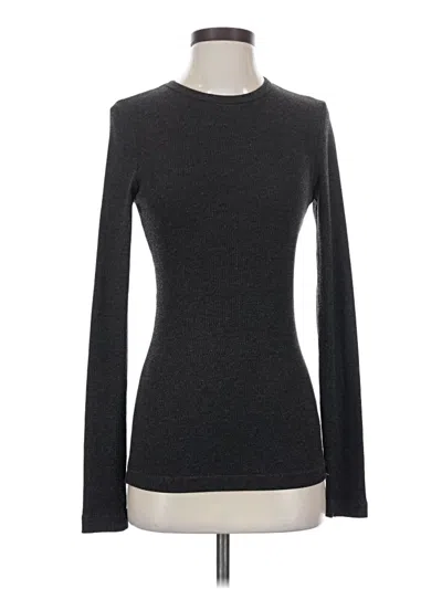 Pre-owned Agolde Long Sleeve T-shirt In Gray