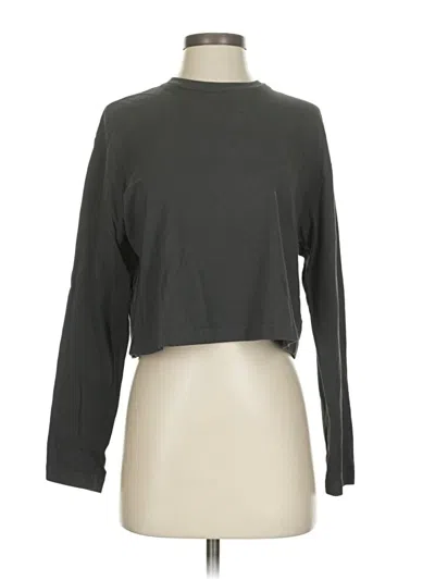 Pre-owned Agolde Long Sleeve Turtleneck In Gray