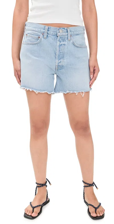 Agolde Loose Fit Vintage Shorts Comeback In Blue