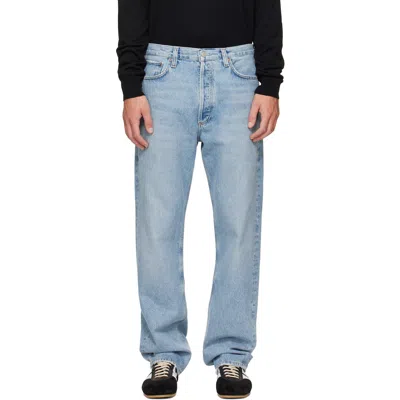 Agolde Loose Straight Jeans In Blue