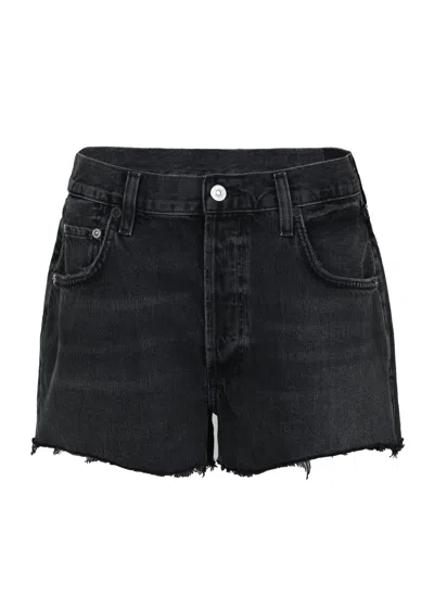 Agolde Loro Short In Vintage Black