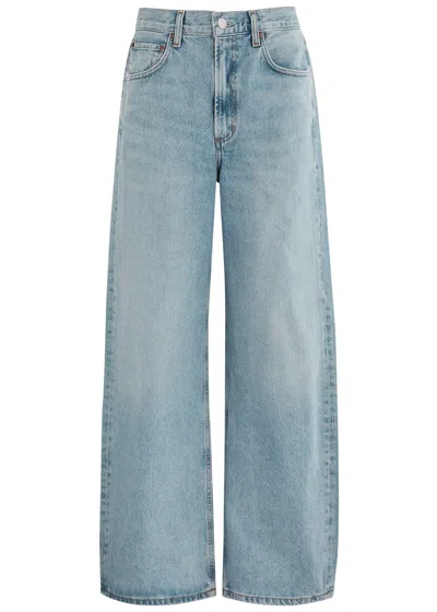 AGOLDE AGOLDE LOW CURVE BARREL-LEG JEANS