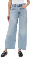 Agolde Low Curve Rigid Mid-rise Tapered Jeans In Force