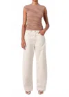 Agolde Low Curve Jean In Scone In Neutral