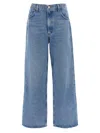 Agolde Low Slung Puddle Straight Leg Jeans In Blue