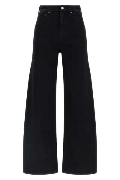 Agolde Low Curve Jeans In Black
