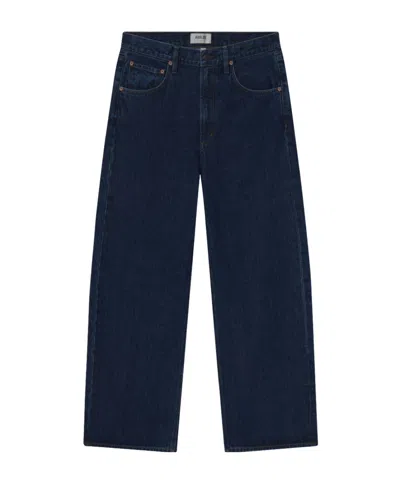 Agolde Low Curve Jeans In Blue