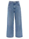 Agolde Low Slung Puddle Straight Leg Jeans In Blue