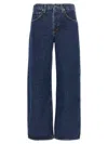 Agolde Low Curve Mid-rise Barrel-leg Jeans In Blue