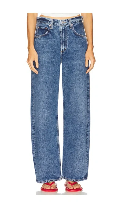 Agolde Low Curve Jeans In Blue