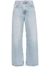 Agolde Low Slung Baggy Jeans In Blue