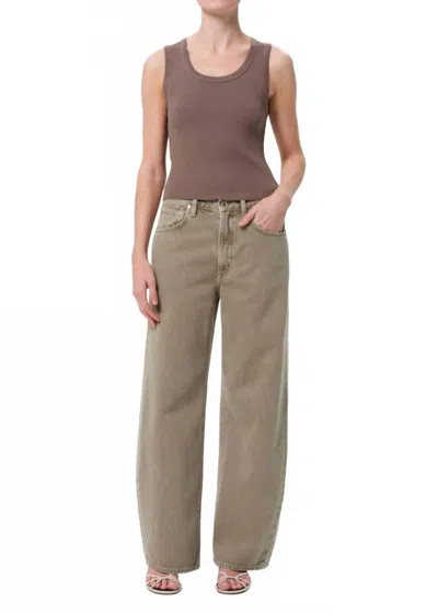 Agolde Low Curve Jeans In Cholla In Multi
