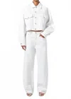 Agolde Low Curve Jeans In Milkshake In White