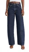 Agolde Low Curve Jeans In Pendulum In Blue