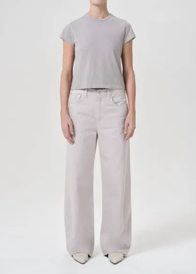 Agolde Low Curve Jean In Soft Focus In Gray