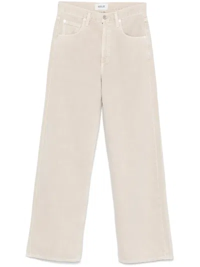 Agolde Low Curve Jeans In Neutrals