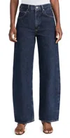 Agolde Ren Rigid High-rise Wide-leg Jeans In Pendulum