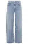 Agolde Low Curve Jeans With Five-pocket Style In Blue