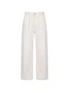 Agolde Low Curve Utility Jeans In White