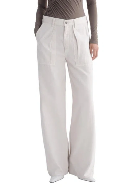 Agolde Low Curve Utility Pants In White