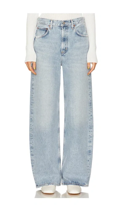 Agolde Low Curve Wide Leg Jeans In Force