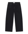 Agolde Low Curved Jeans In Black