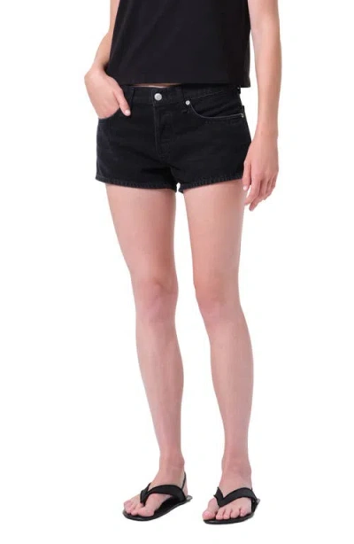 AGOLDE AGOLDE LOW RISE DENIM SHORTS