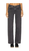 Agolde Stovepipe High-rise Slim Jeans In Gray