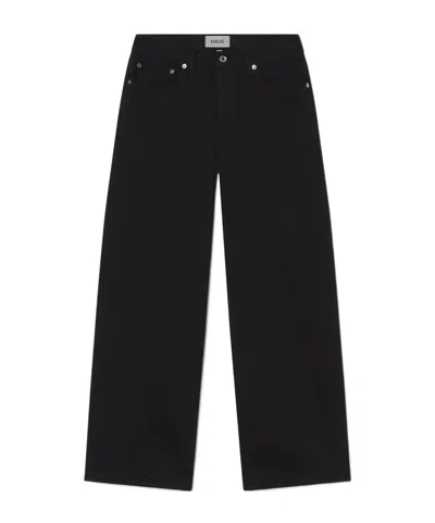 Agolde Low Slung Baggy Jeans In Black