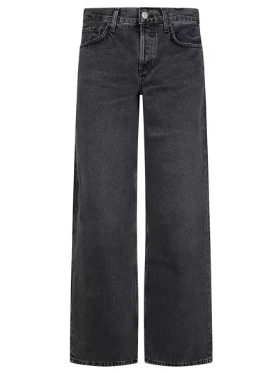 Agolde Black Cotton Jeans
