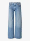 Agolde Low Rise Loose Wide Jeans In Multi