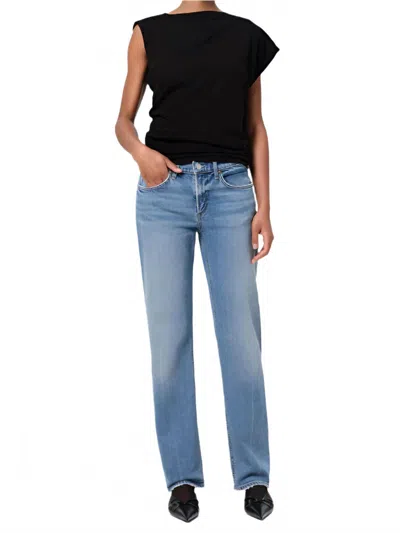 Agolde Low Rise Slim Stretch Jeans In Kindle In Blue