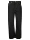 Agolde Low Slung Baggy Jeans In Black