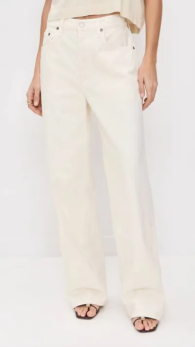 Agolde Low Slung Baggy Jean In Solar In Brown