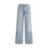 Agolde High Waist Frayed Hem Jeans