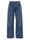 Agolde Harper Jeans Mid Rise Relaxed Straight Jeans Echo