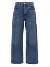 Agolde Harper Jeans Mid Rise Relaxed Straight Jeans Echo