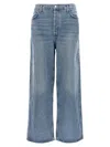 Agolde Light Blue Wide Jeans In Azzurro