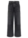 Agolde 'low Slung Baggy' Jeans In Black