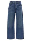 Agolde Harper Jeans Mid Rise Relaxed Straight Jeans Echo In Blue