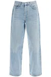 Agolde Shona Denim Trousers In Blue